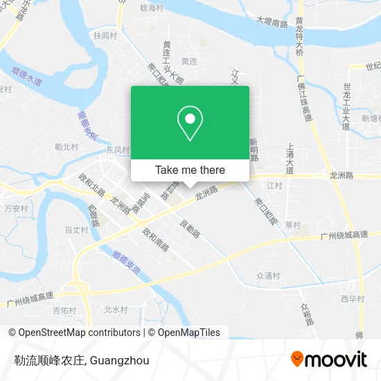 勒流顺峰农庄 map