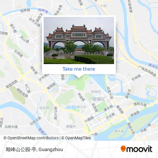 顺峰山公园-亭 map