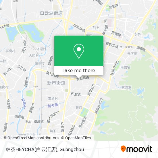 韩茶HEYCHA(白云汇店) map