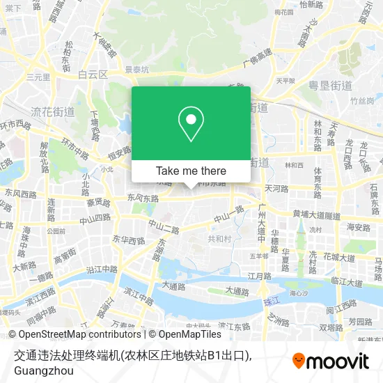 交通违法处理终端机(农林区庄地铁站B1出口) map