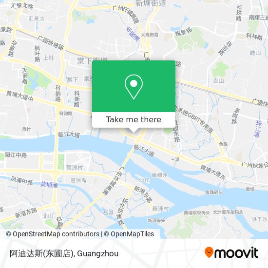 阿迪达斯(东圃店) map