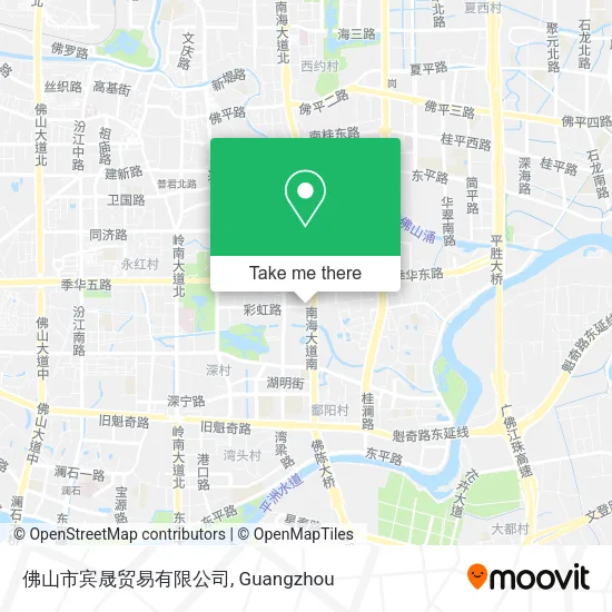 佛山市宾晟贸易有限公司 map