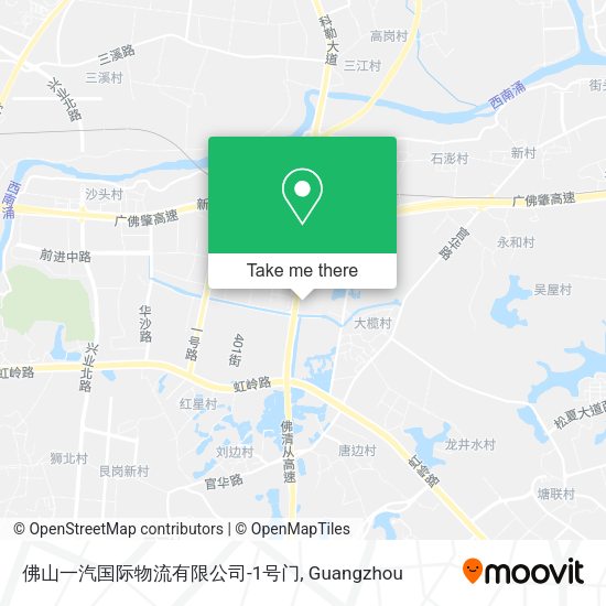 佛山一汽国际物流有限公司-1号门 map