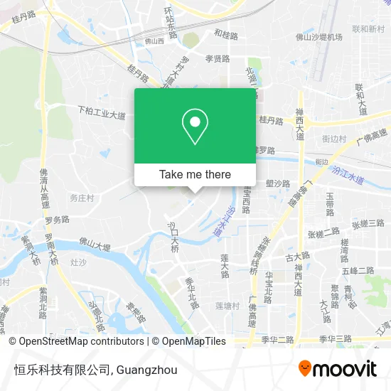 恒乐科技有限公司 map