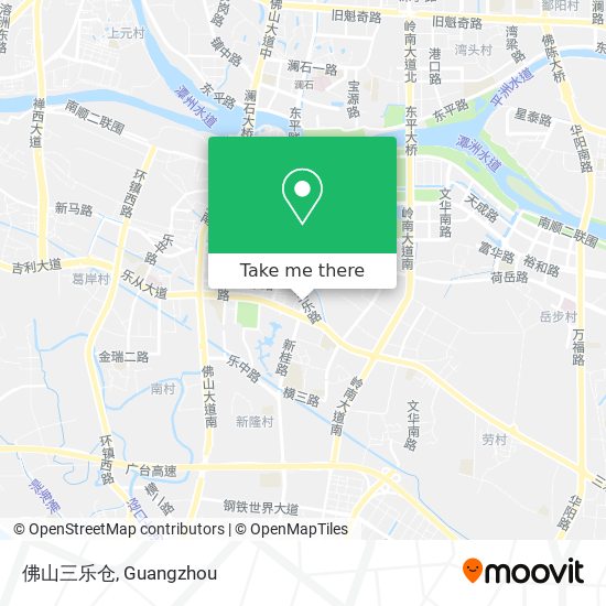 佛山三乐仓 map