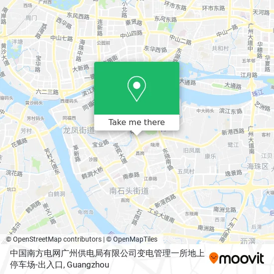 中国南方电网广州供电局有限公司变电管理一所地上停车场-出入口 map