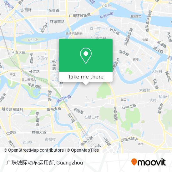 广珠城际动车运用所 map