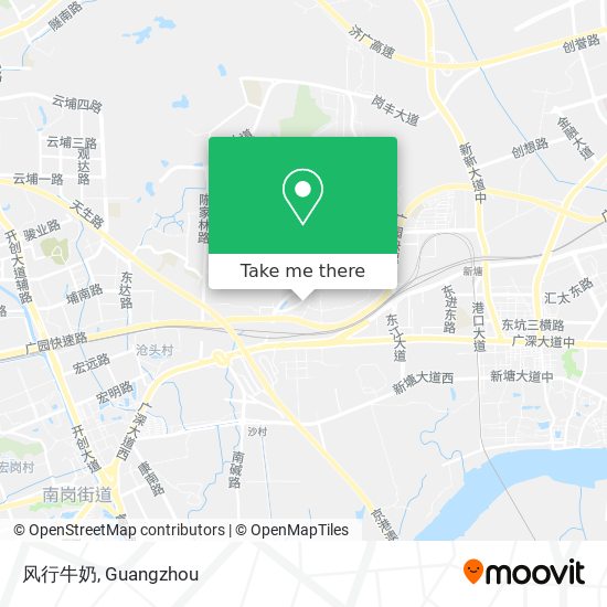 风行牛奶 map