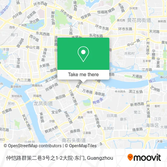 仲恺路群策二巷3号之1-2大院-东门 map