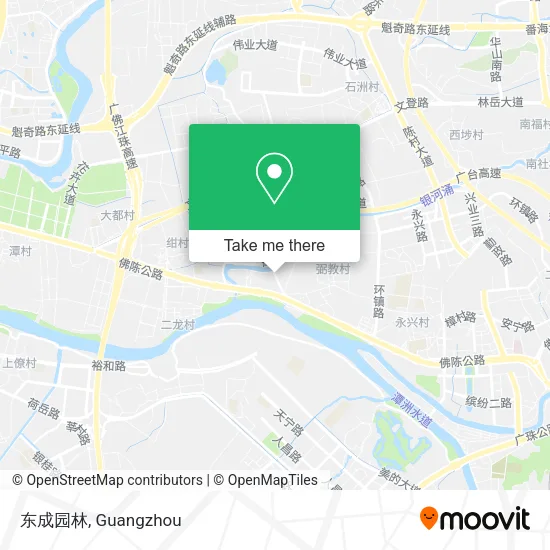 东成园林 map
