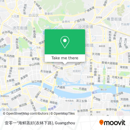 壹零一°海鲜蒸好(农林下路) map