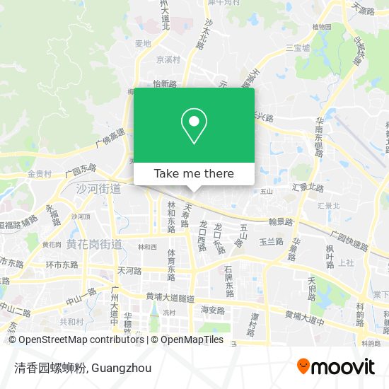 清香园螺蛳粉 map