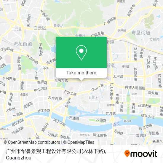 广州市华誉景观工程设计有限公司(农林下路) map