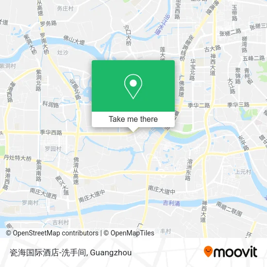 瓷海国际酒店-洗手间 map