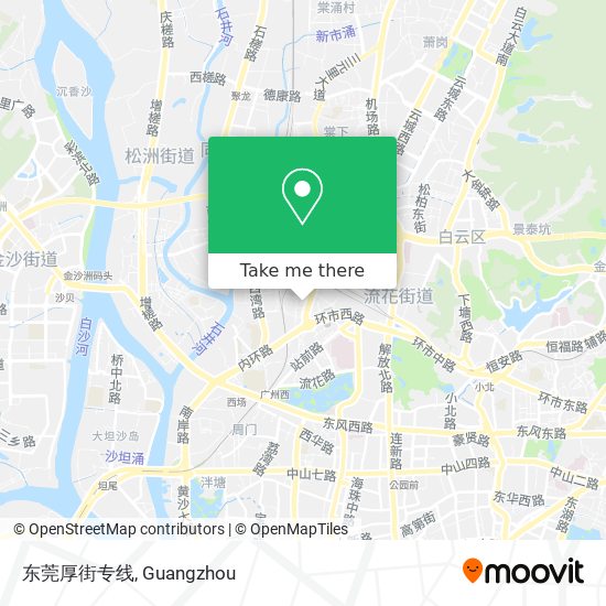 东莞厚街专线 map