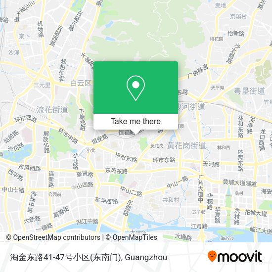 淘金东路41-47号小区(东南门) map