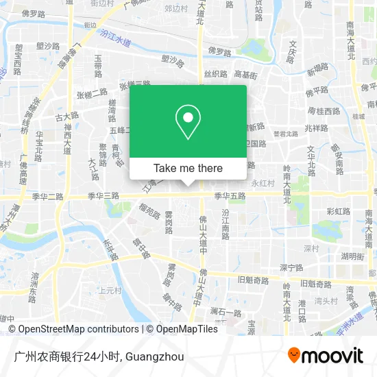 广州农商银行24小时 map