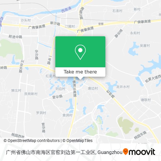 广州省佛山市南海区官窑刘边第一工业区 map