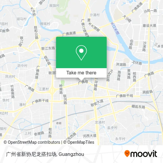 广州省新协尼龙搭扣场 map
