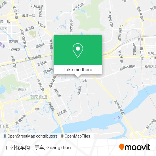 广州优车购二手车 map