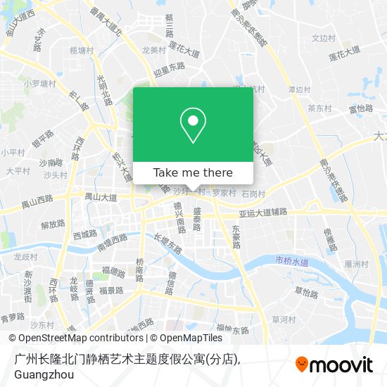 广州长隆北门静栖艺术主题度假公寓(分店) map