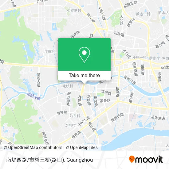 南堤西路/市桥三桥(路口) map
