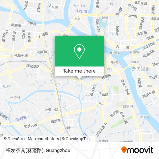 福发茶具(葵蓬路) map