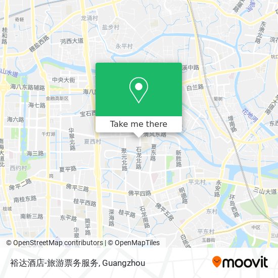 裕达酒店-旅游票务服务 map