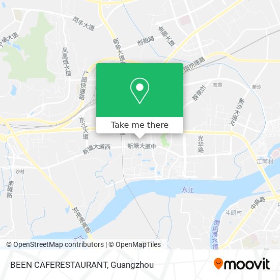BEEN CAFERESTAURANT map