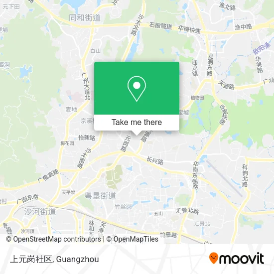 上元岗社区 map