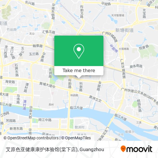 艾原色亚健康康护体验馆(棠下店) map