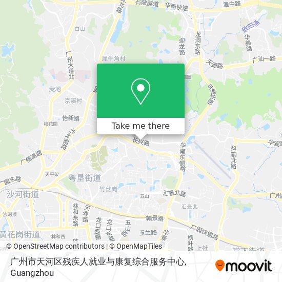 广州市天河区残疾人就业与康复综合服务中心 map