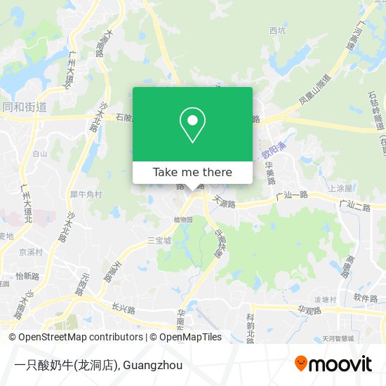 一只酸奶牛(龙洞店) map