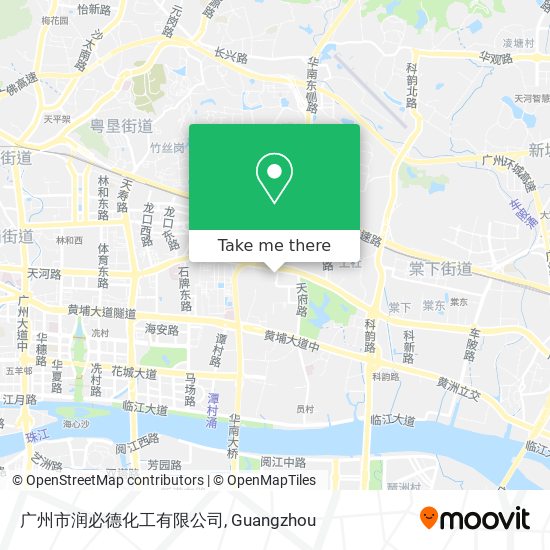 广州市润必德化工有限公司 map
