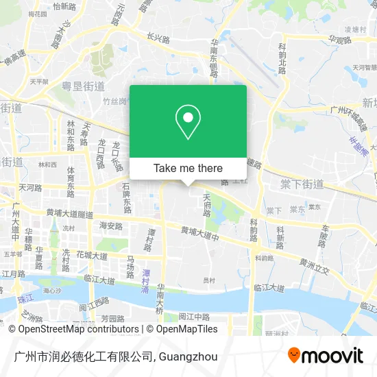 广州市润必德化工有限公司 map