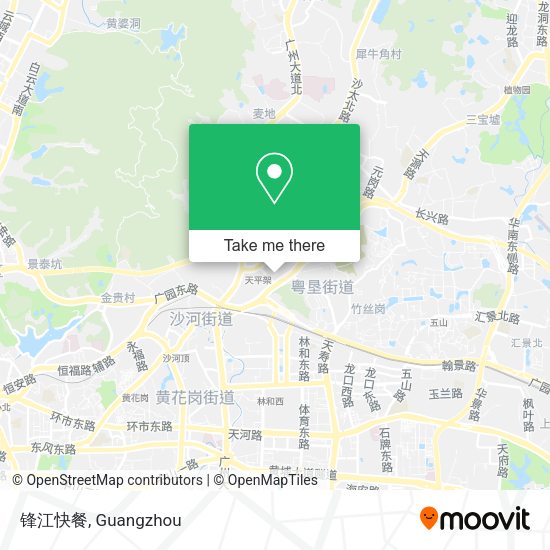 锋江快餐 map