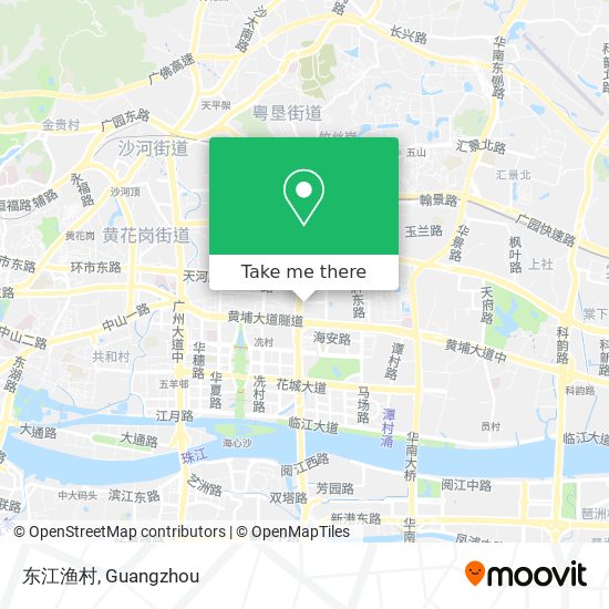 东江渔村 map