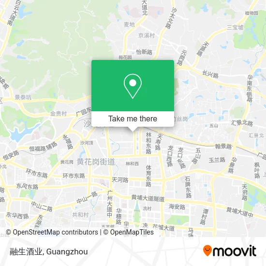 融生酒业 map