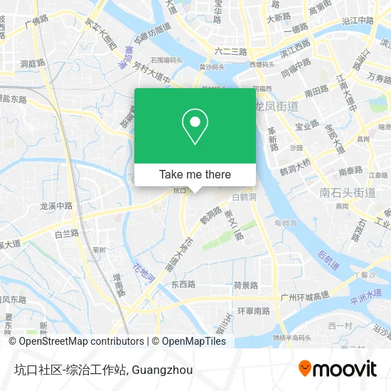 坑口社区-综治工作站 map