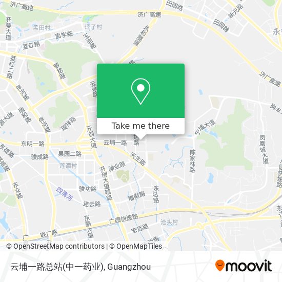 云埔一路总站(中一药业) map