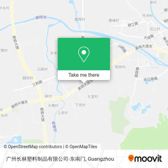 广州长林塑料制品有限公司-东南门 map