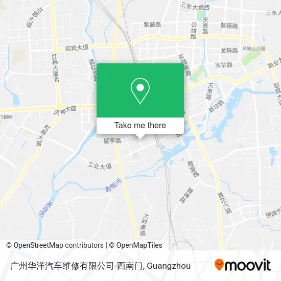 广州华洋汽车维修有限公司-西南门 map