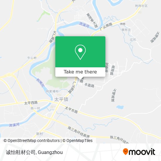 诚怡鞋材公司 map