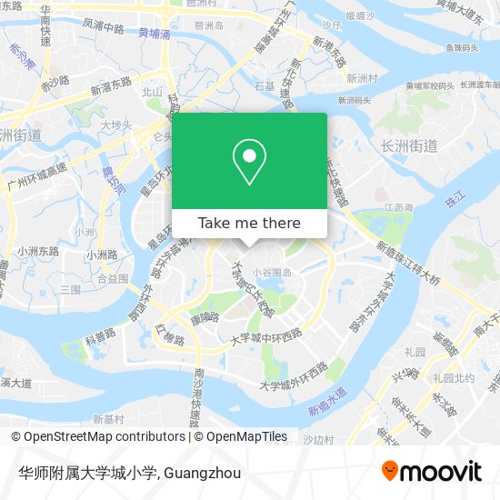 华师附属大学城小学 map