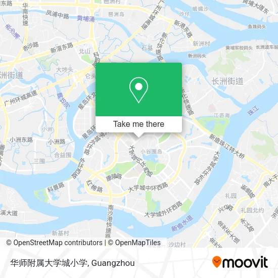 华师附属大学城小学 map