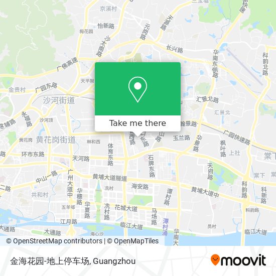 金海花园-地上停车场 map