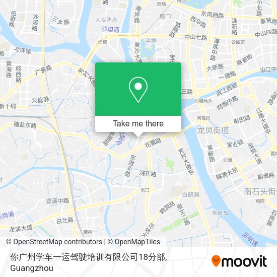 你广州学车一运驾驶培训有限公司18分部 map