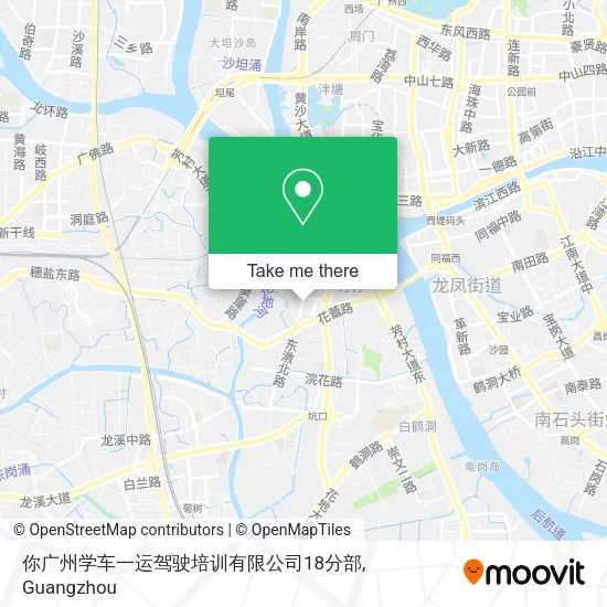 你广州学车一运驾驶培训有限公司18分部 map