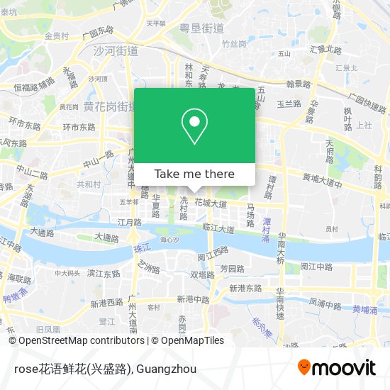 rose花语鲜花(兴盛路) map
