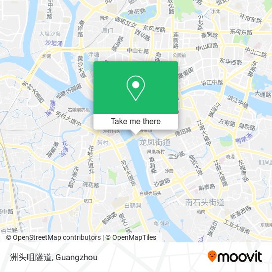 洲头咀隧道 map